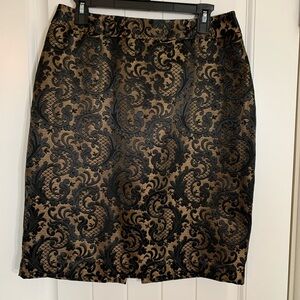 Worthington  Brocade Jacquard Skirt Size 10